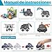 Imagen de lerrbo 6 PCS Camión de Dibujos Animados Juguetes de Coches con Playmat