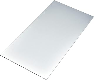 Taiho Stainless Steel Plate: Length 7.9 x Width 11.8 x Thickness 0.02 inches (200 x 300 x 0.5 mm) | Metal Material Stainless Steel Plate
