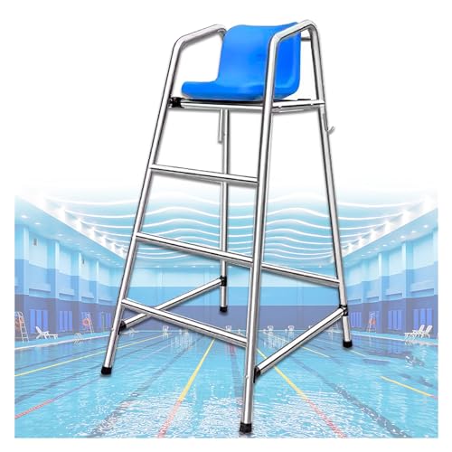 Silla para salvavidas alta con soporte para sombrilla 1.5 m 4 niveles miniatura 1