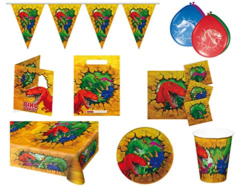 Preisvergleich Produktbild Folat 00251 - Partyset Dinosaurier, 48 teilig
