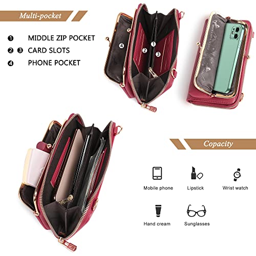 Image of Montana West Crossbody Cell Phone Purse for Women RFID Blocking Cellphone Wallet