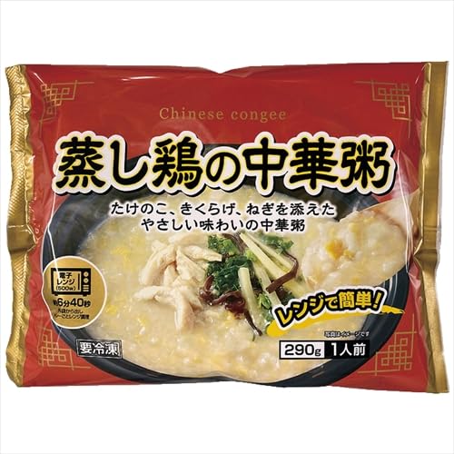 Amazon | 武蔵野フーズ 蒸し鶏の中華粥 1人前 | 武蔵野フーズ | 冷凍