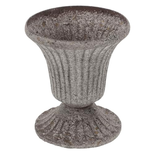 TOYANDONA Vaso da Cimitero in Ferro Robusto Base Stabile, Vaso Commemorativo per Tombe e Decorazione Esterna per Spazi Verdi, Portafiori Resistente per Uso Esterno