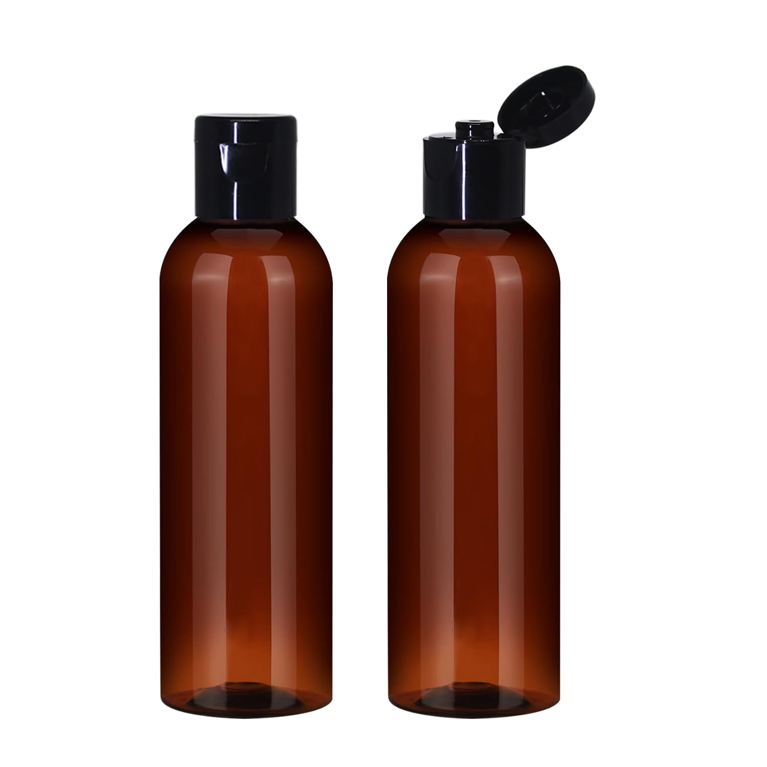 nsb herbals 100 ml Amber Plastic Empty Flip Top Cap (Black) Bottle Container For Sanitizer, Perfume, Rose Water, Travel, Other Diy Products, Refillable Reusable (PACK OF 3)-image-12