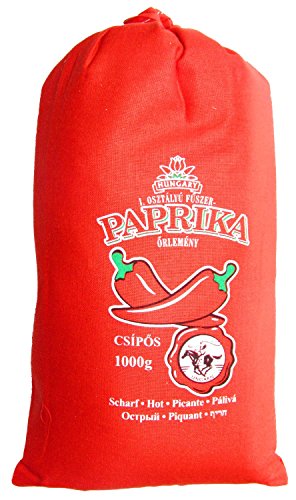 Pimentón húngaro Origen: Kalocsa, Hungría (Picante 1000g)