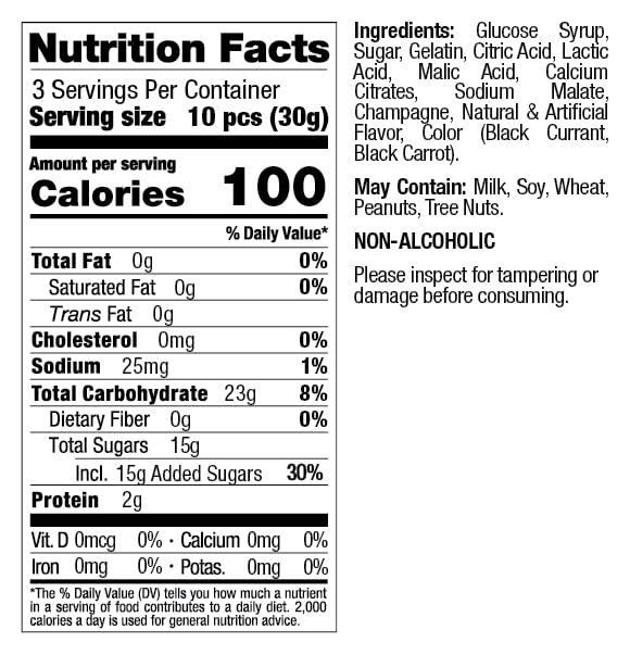 Miniatura 4 de Sugarfina Bubbly Bears Candy Cube, varios tamaños (6)