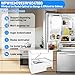 Upgraded WPW10347093 Refrigerator Ice Bin Compatible with Whirlpool Ice Bucket Replacement W10347093 Whirlpool Removable Ice Bin Ice Maker W10347100 KitchenAid Ice Bin Tray Ice Container WRF736SDAM