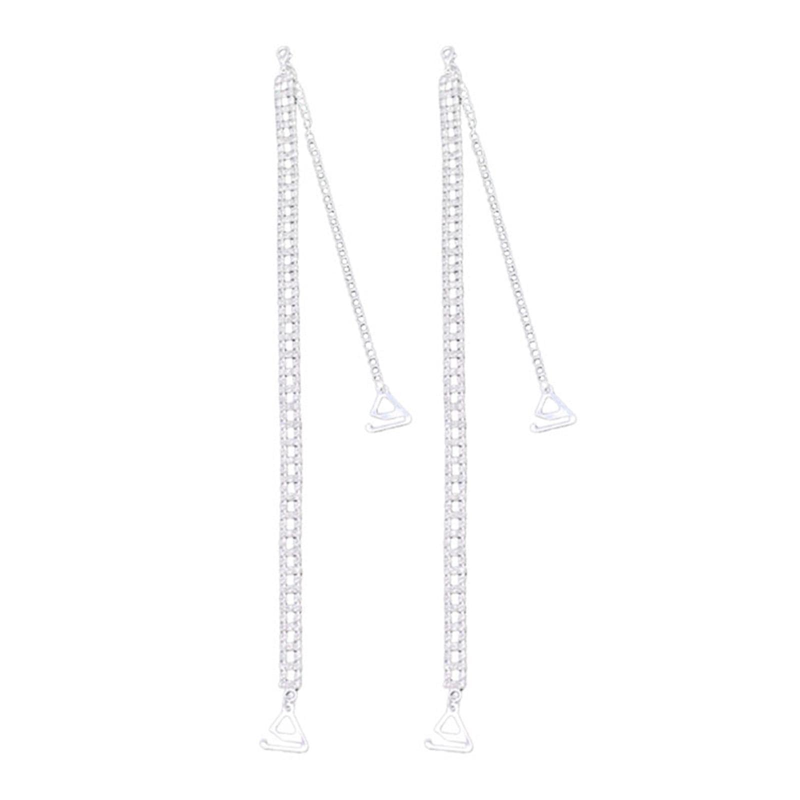 1 Pair Bra Shoulder Straps Anti Skid Strap for Party Bra Accessories Wedding 2.2cm Hook Length Silver-image-35