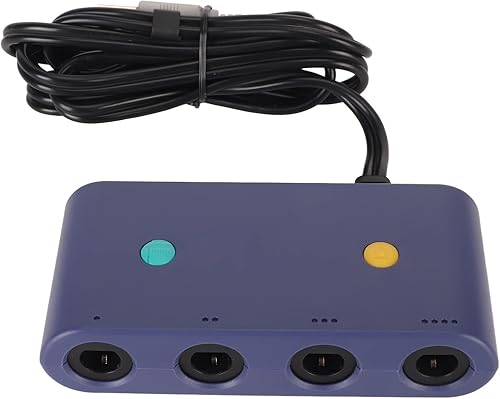 Miniatura 9 de Adaptador de controlador para Gamecube, convertidor de controlador de juego 3 en 1 para Switch, para WiiU, PC USB y para OS X, con 4 puertos y cable
