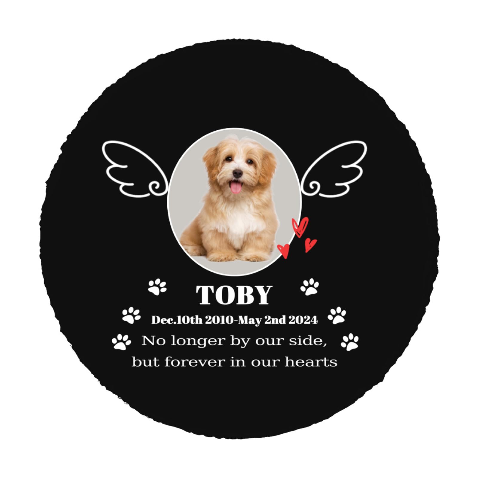 Custom Dog Memorial Stone Sympathy Memory Gifts For Loss Of Dog Cat Pet — image 1