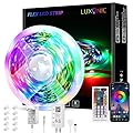 YUZGCZ 10M LED Strip Lights,32.8FT RGB Dreamcolor Chasing Color LED Light Strips with Remote Control,Music Sync 5050 RGB Color Changing Led Lights for Bedroom,Party,Home,Kitchen,Decoration16.4FT