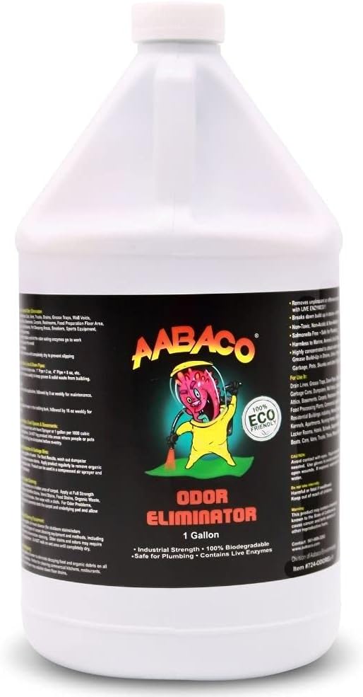 AABACO Odor Eliminator Spray For Smoke Pet Urine Carpet Smells & More - Deodorizer Used To Control Unpleasant Odors In Your Home - Remover for Unwanted Animal Smell (1 Gallon)
