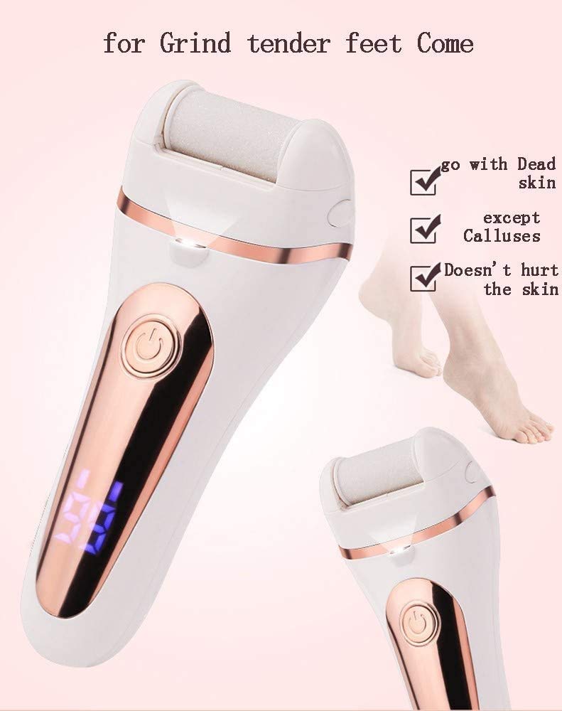 Rimozione elettrica del callo del Piede (velocità Regolabile), Potente Lima Elettronica per Pedicure per Donne Uomini Calli della Pelle Dura secca Morta