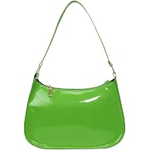 Patent Leather Clutch Purse Shiny Evening Handbags for Women Armpit Shoulder Bag MINI Hobos