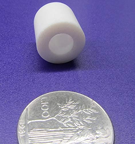 Acetal Spacer, Unthreaded, 3/8" Screw Size x .750" OD x .380" ID x .750" Length, 5 Pcs.