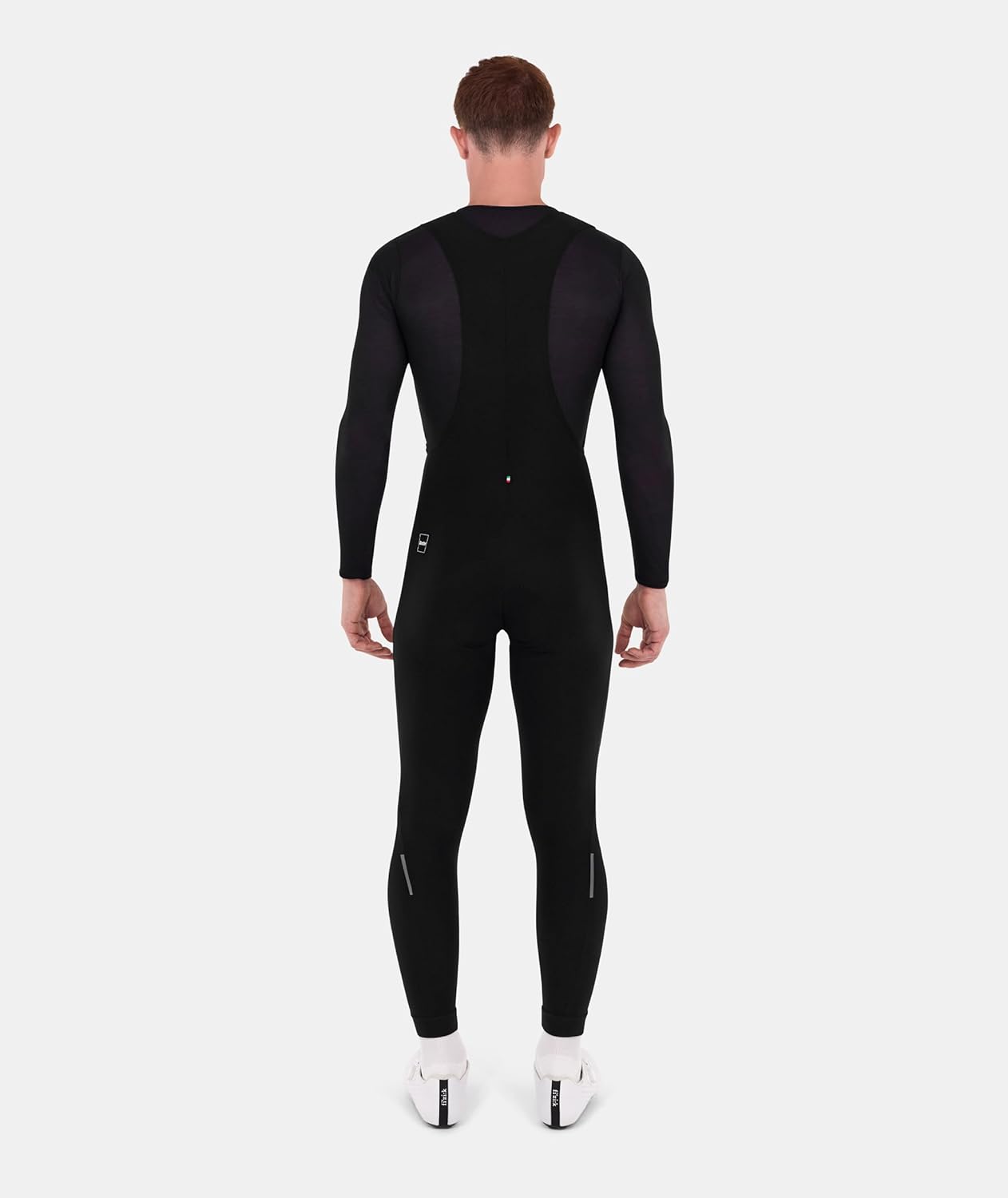 SANTINI サイクリング BIBタイツ メンズ [ READY TO RIDE ] 秋冬向け サーモフリース生地 伸縮性 耐久性