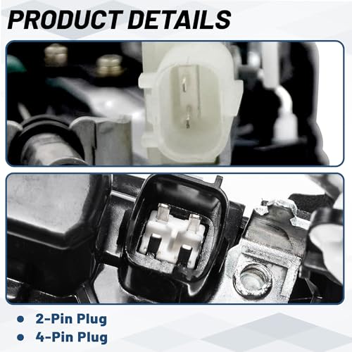 Image of KELOKE Door Latch Lock Actuator Compatible with Dodge Vehicles - Challenger 2011 2012 2013 2014, Coupe, Front Right Passenger Side, Replace# 68064402AB 68064402AF DLA1598