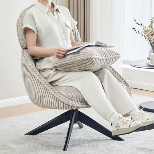 Sillón Plegable Corduroy Gris miniatura 4