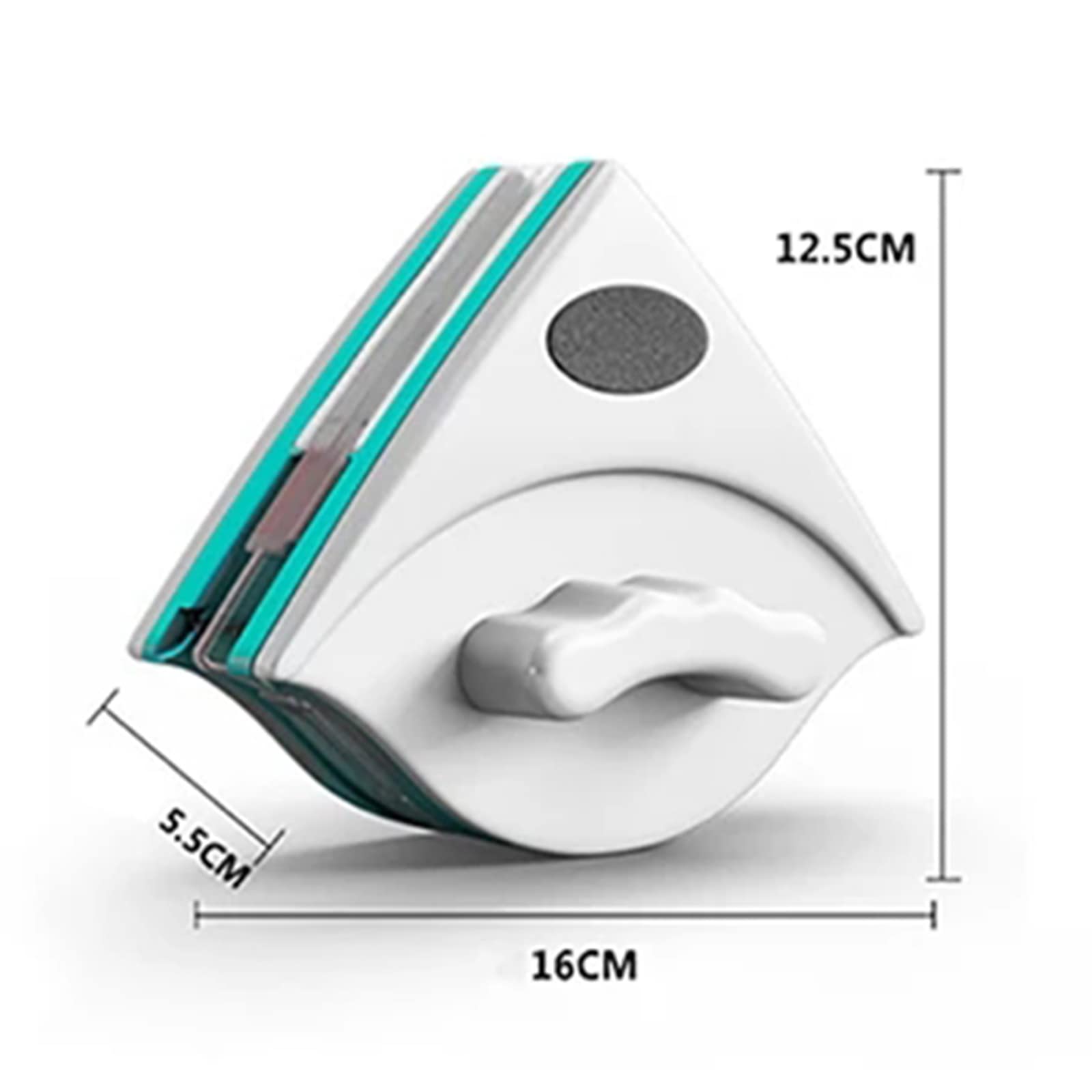 Limpiador magnético de ventanas de doble cara, Limpiacristales magnético de doble cara con cuerda de seguridad de 2 metros for ventanas de gran altura(5~12mm)