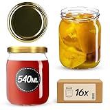 ROBUST- die Einkochgläser 540 ml sind aus einem dicken Glas angefertigt. Die Universalgläser mit Deckel sind gegen hohe Temperaturen resistent, deshalb eignen sie sich perfekt für das Auskochen.