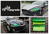 [page_title]-Scheinwerfer-Folie Oilslick Grün Rückleuchten Folie Hell Schwarz Black 200x30 Tönungsfolie US Tuning Scheinwerfer Chameleon Oilslick Brand new Look (Oilslick Grün)