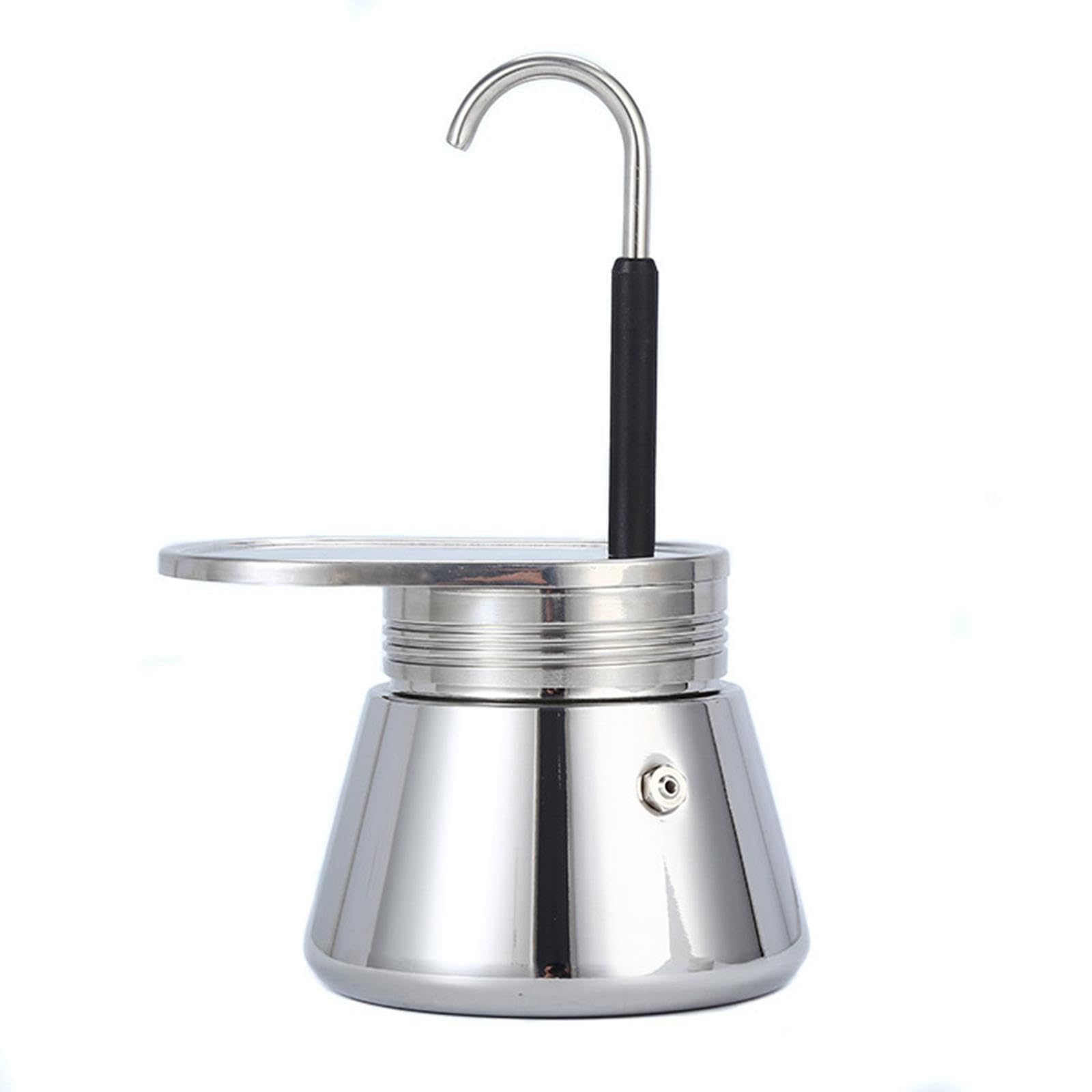 Versatile caffettiera in acciaio Per inox con manici e coperchio | per preparare rapidamente il tè all'aperto e facile da pulire, bollitore portatile per preparare il tè velocemente.