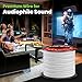 16AWG Speaker Wire, GearIT Pro Series 16 Gauge Speaker Wire Cable (100 Feet / 30.48 Meters) Great Use for Home Theater Speakers and Car Speakers, White