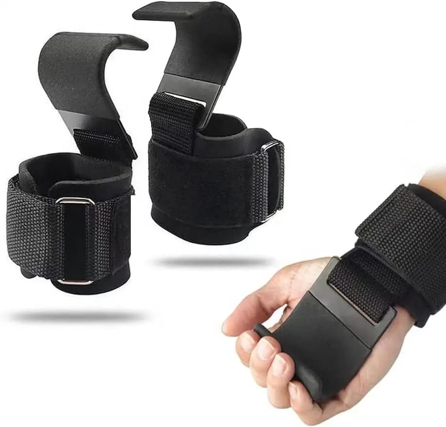 Fitcozi Fitness Weight Lifting Hook Gym Grips Straps for Weightlifting, Powerlifting & Dumbbell Training - Unisex Wear-Resistant Neoprene Wrist Support - One Size Fits All for Optimal Performance-image-32