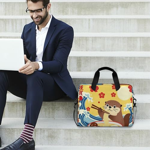 Funda portátil para laptop con asa y correa 15.6" miniatura 3