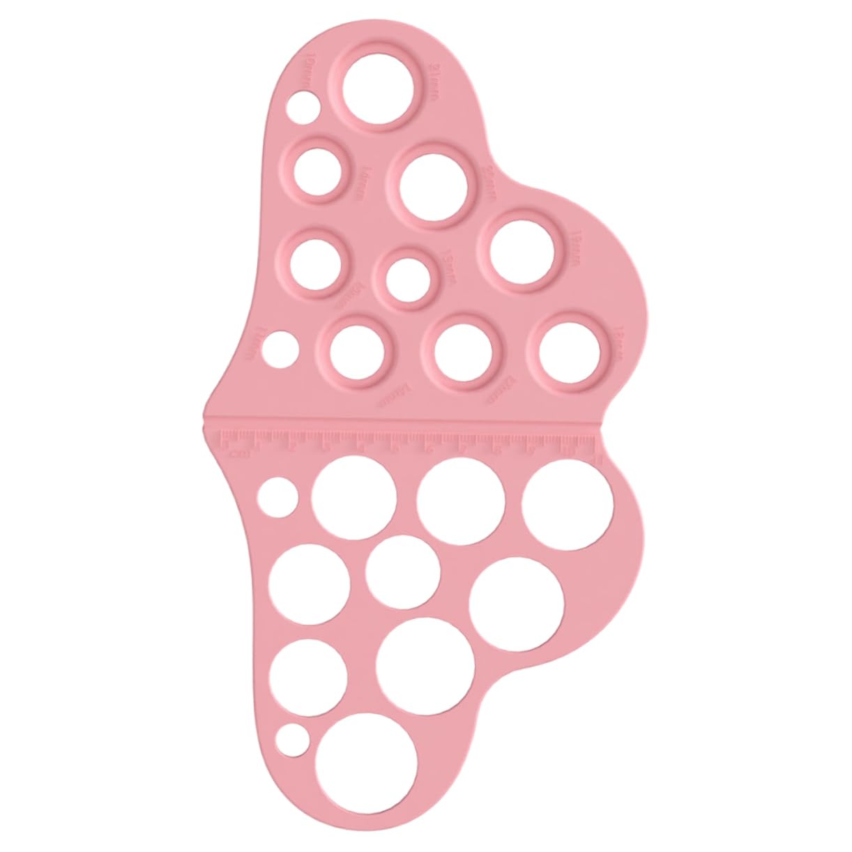 Didiseaon Nipple Sizer for Flanges Breastfeeding Nipple Ruler Silicone Nipple Measurement Tool for Precise Sizing
