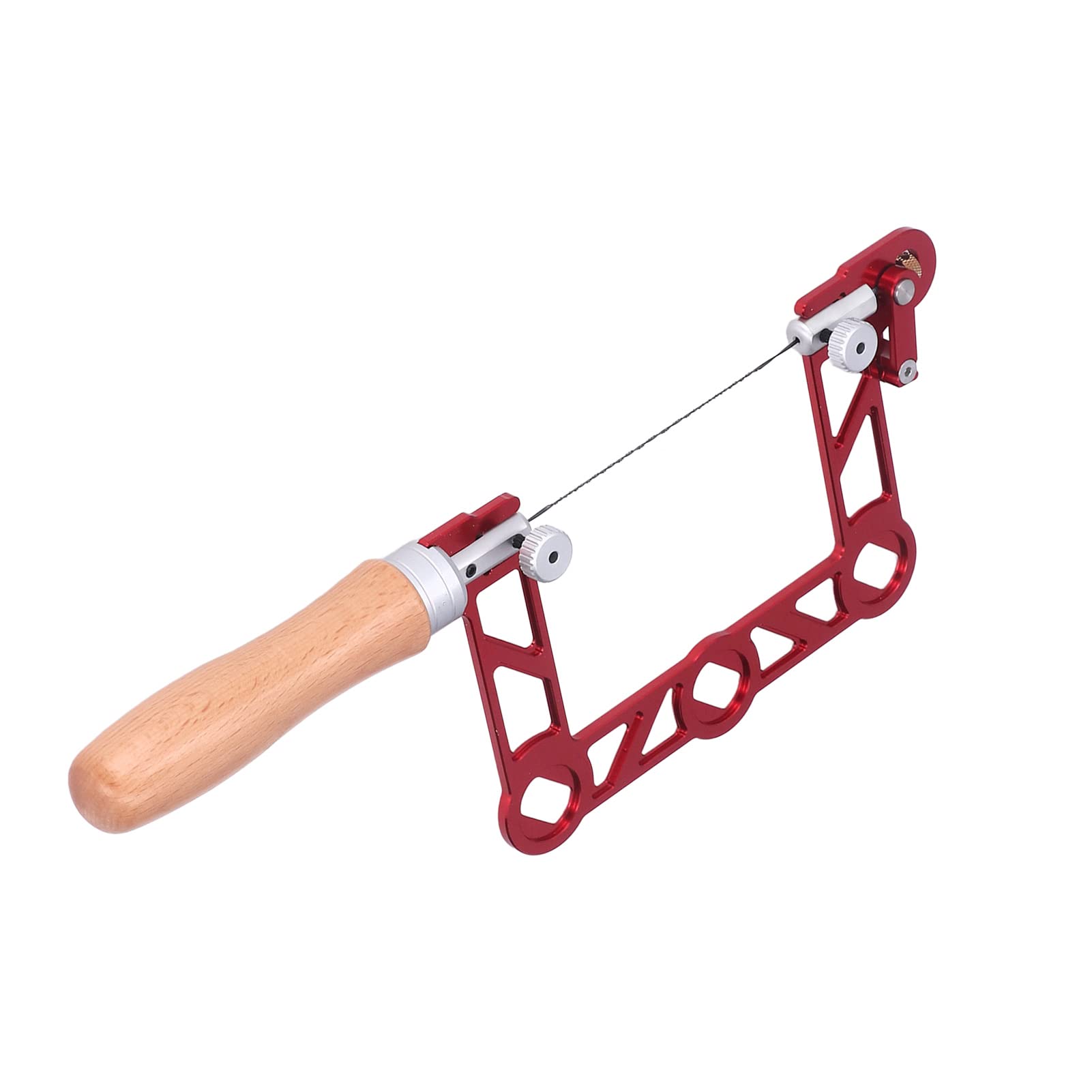 Laubsäge, professionelle Hochleistungs-Handsäge mit Laubrahmen und Ersatzblatt, Holzbearbeitung, multidirektionales Schneide-Handwerkzeug, Laubsäge für Holz, Kunststoff, Gummi, weiches Metall(3in)