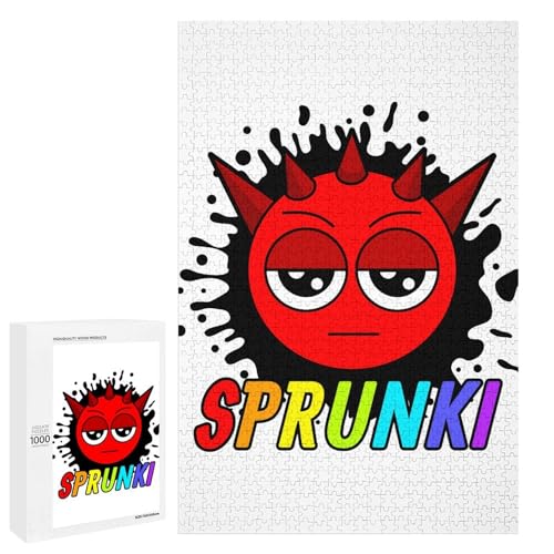 スプランキー ジグソーパズル 1000ピース グッズ マイクロピース 木製 アニメ 子供 知育玩具 親子で楽しめる おしゃれ 壁飾り 誕生日 クリスマス プレゼント 75×50cm