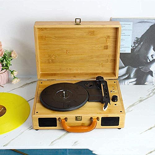 Tourne-disque, gramophone, tourne-disque vinyle Bluetooth vintage phonographe 3 vitesses 33/45/78 intégré (lecteur d’enregistrement) - Les Beatles, Paul McCartney, John Lennon, RIngo Starr, George Harrison Tourne-disque, gramophone, tourne-disque vinyle Bluetooth vintage phonographe 3 vitesses 33/45/78 intégré (lecteur d'enregistrement) – Image 7