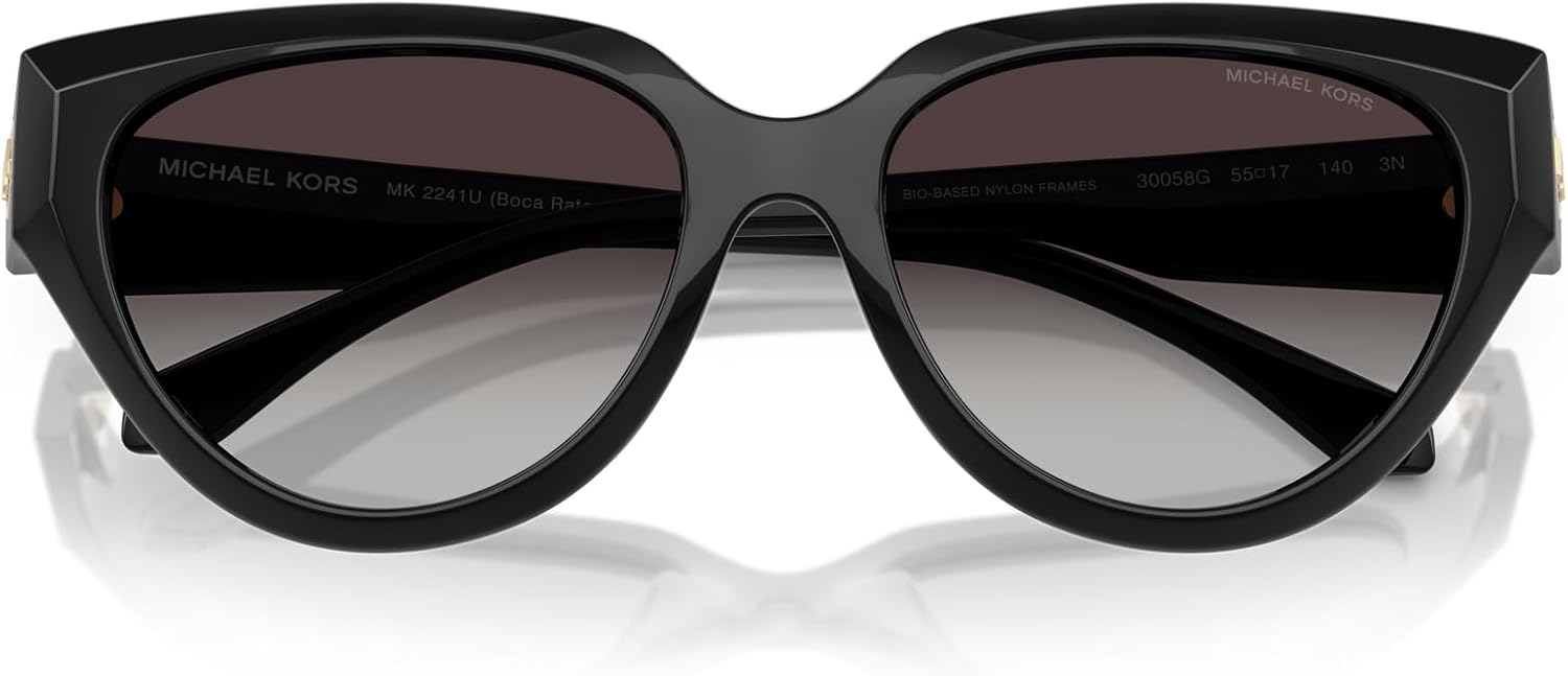 Michael Kors womens Mk2241u Boca Raton Universal Fit Cat Eye Sunglasses
