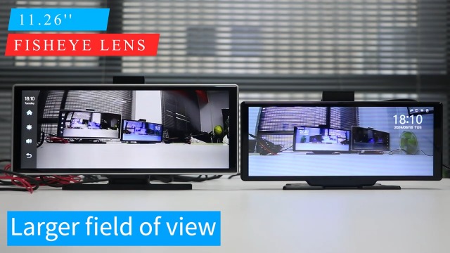 【新品】大画面11.26 インチ Carplay & Android ナビ 11.26インチ 車載DVR 4K ドライブレコーダー デュアルレンズ