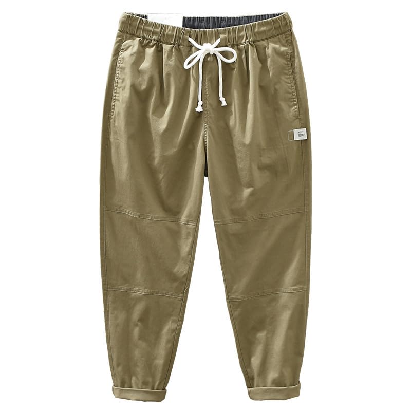 Pantalons automne hommes coupe droite et ample style vintage décontracté