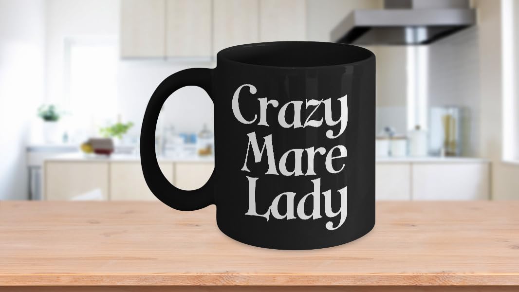 Boss Mare Mug Black Coffee Cup Funny Gift for Horse Lady Barn Life Printed Coffee and Tea Ceramic Mug- 320 ML Ceramic Coffee Mug 5470