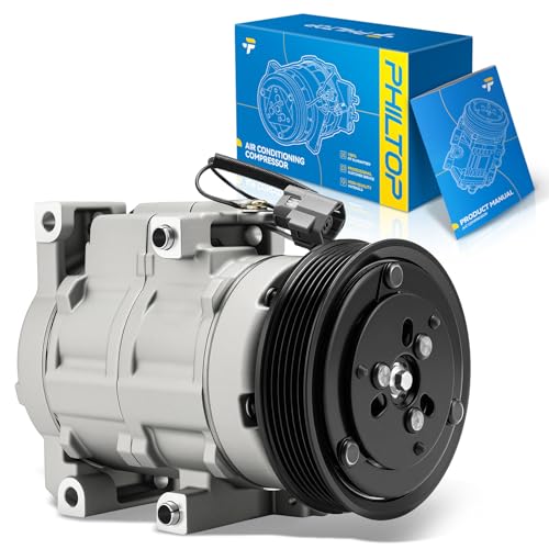 Image of PHILTOP 639128 Air Conditioner AC Compressor with Clutch for Mazda CX-7 2009-2012