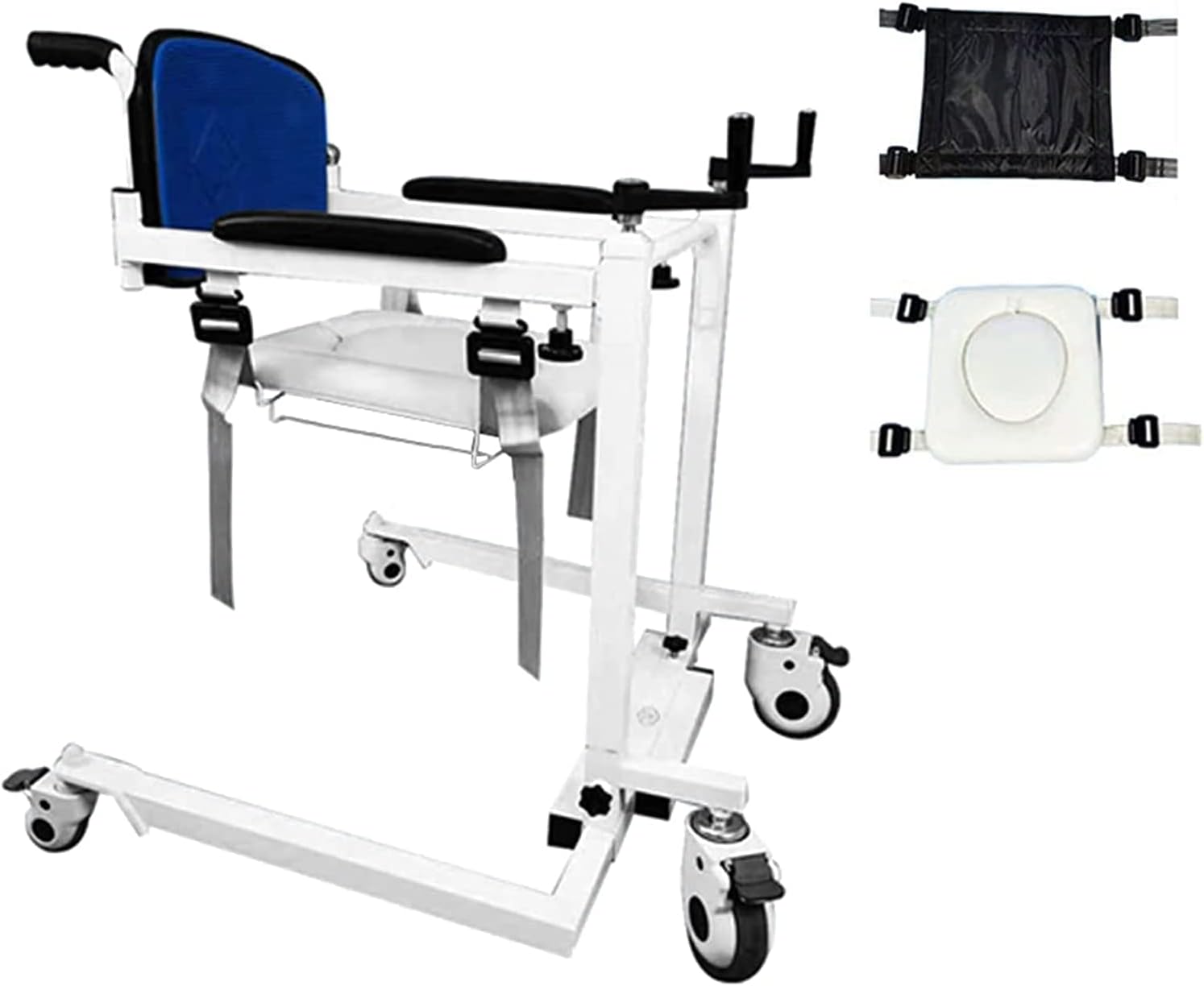 Medical Patient Lift Chair for Home, Portable Patient Transfer Lifter w