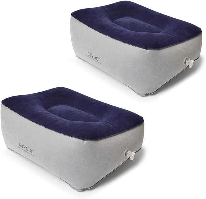 inflatable foot rest flight