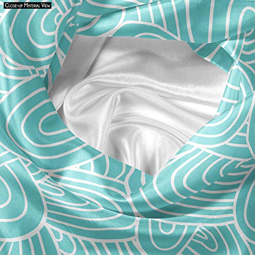 Image of ArtzFolio Hand-Drawn Waves D2 | Pouch Wrist Potli Bag | Bag for Weddings & Casual Parties