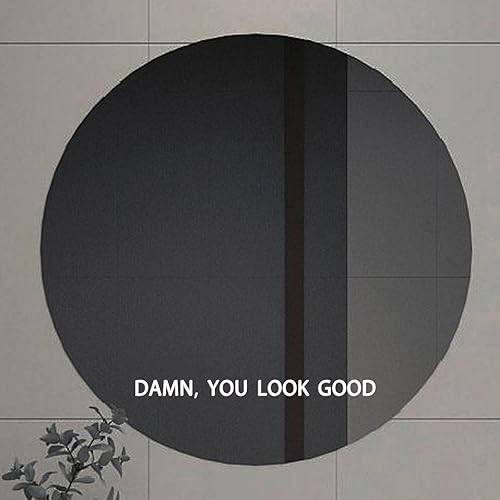 Miniatura 7 de You Look Good Mirror and Wall Affirmation Vinyl Decal -1x10Inches - Boho Wall Art Sticker for Self-Confidence and Fun Mirror Decor (White)