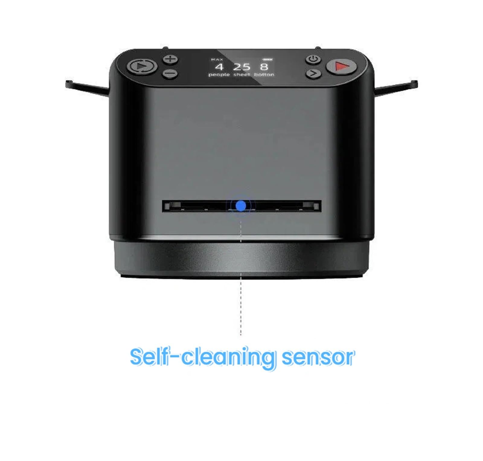 Mescolatore e mazziere automatico di carte, distribuzione con rotazione a 360°, 12 giocatori, supporta carte da gioco di varie dimensioni(Black)