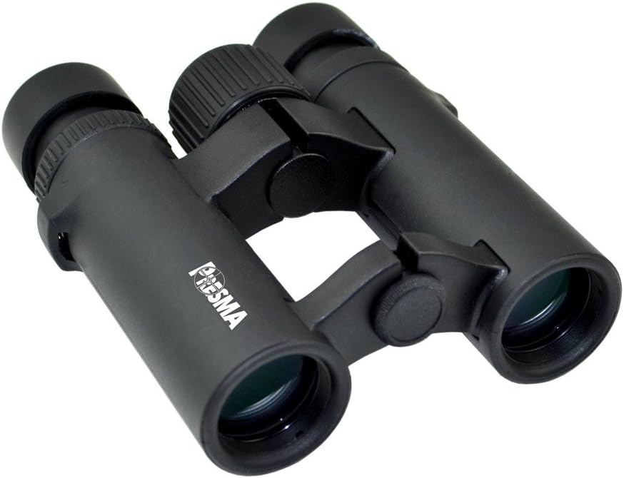 PRESMA 8x34 Owl Series Binoculars - Open-Hinge Compact, Waterproof Perfect for Travel, Bird Watching, Hiking, and Outdoor Adventures