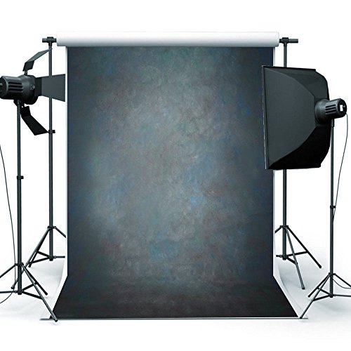 DODOING 5x7ft Retro Black Grey Photography Backdrop Children Photo Background Studio Props 1.5x2.1m