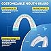 Mouth Guard for Grinding Teeth at Night: Moldable Dental Guard for Sleeping - Nighttime Protection for Teeth (4 Counts)