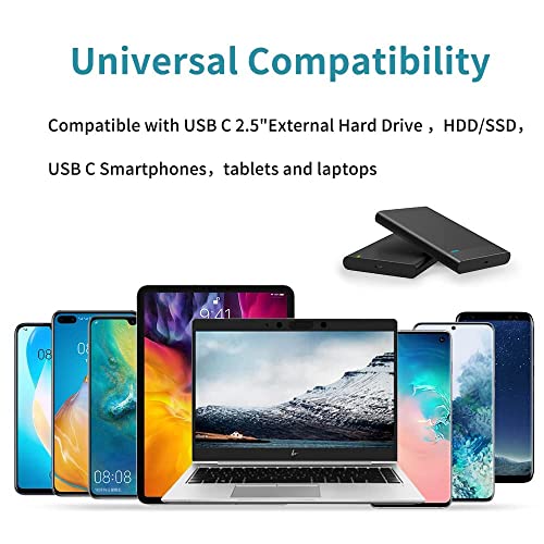 Image of C & E USB to Type C [ 3 Feet, 1 Meters]-Black PD Cable, Super Fast Charging (50% Charge in 30 mins), Data Sync Compatibility & Power Delivery (PD) for iPhone 15, Samsung, OnePlus and Others