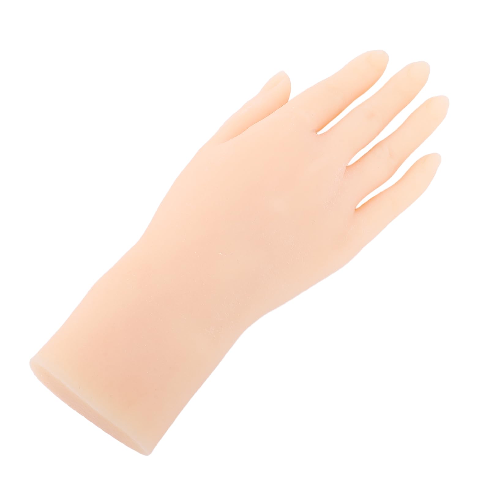 Mani Modello in Silicone, Mani di Manichino Femminile Pieghevoli per la Pratica della Manicure Display per Nail Art, Modello di Mano Riutilizzabile per Tutti i Giorni dei Santi
