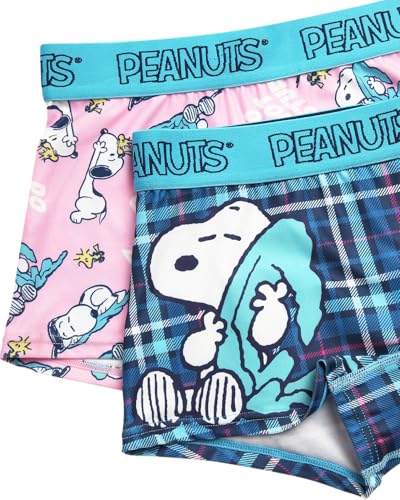 Womens Boyshorts Underwear - 2 Pack Seamless Soft Boy Shorts Boxers for Women with Elastic Waistband (S-3X Plus)3