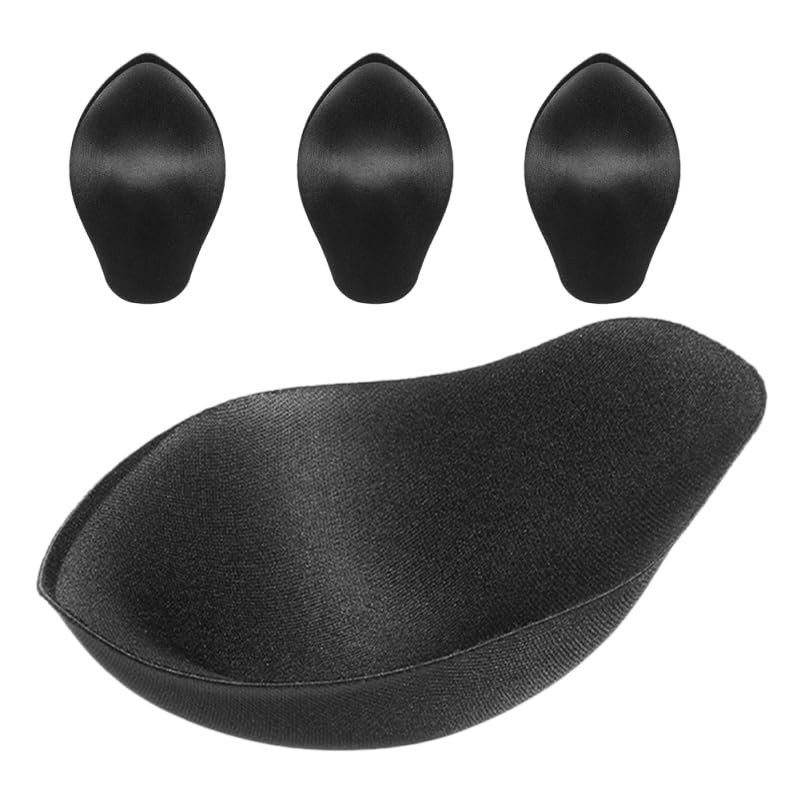 3D Underwear Swimming Trousers Swimsuit Man Padding Padded Gym Bulge Enhancing Cup ’s Support for Men Enhance Soft Swimwear Briefs Wet Swimmers Pads Sponge Black